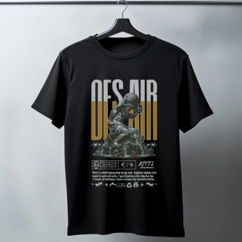 Unisex Oversize 24/1 Penye DTF Baskılı Tişört - DTF74