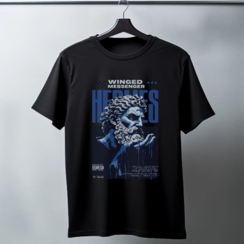 Unisex Oversize 24/1 Penye DTF Baskılı Tişört - DTF76