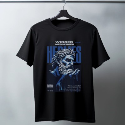 Unisex Oversize 24/1 Penye DTF Baskılı Tişört - DTF76