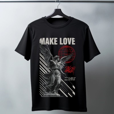 Unisex Oversize 24/1 Penye DTF Baskılı Tişört - DTF78