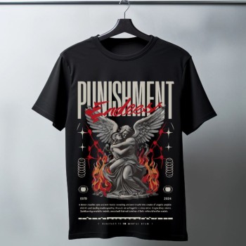 Unisex Oversize 24/1 Penye DTF Baskılı Tişört - DTF81