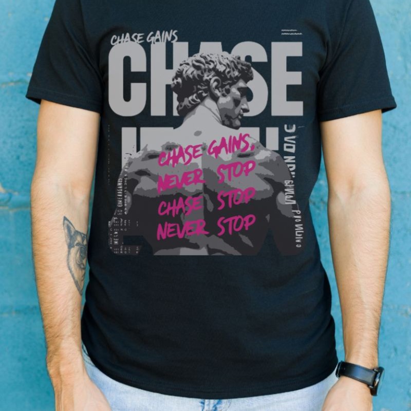 Unisex Oversize 24/1 Penye DTF Baskılı Tişört - DTF89