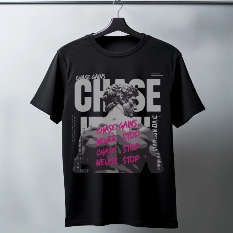 Unisex Oversize 24/1 Penye DTF Baskılı Tişört - DTF89