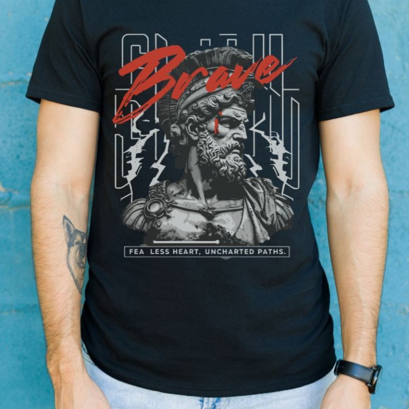 Unisex Oversize 24/1 Penye DTF Baskılı Tişört - DTF92