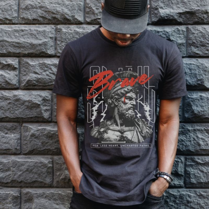 Unisex Oversize 24/1 Penye DTF Baskılı Tişört - DTF92