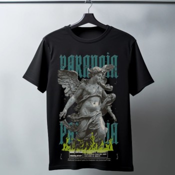 Unisex Oversize 24/1 Penye DTF Baskılı Tişört - DTF93