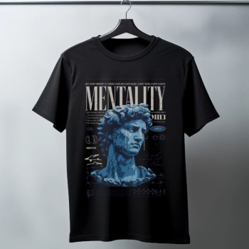 Unisex Oversize 24/1 Penye DTF Baskılı Tişört - DTF95