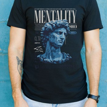 Unisex Oversize 24/1 Penye DTF Baskılı Tişört - DTF96