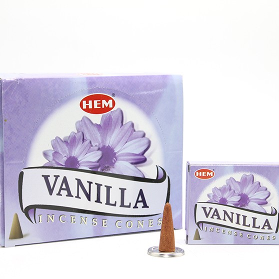 Vanilla Aromalı Konik Tütsü