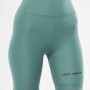 Yüksek Bel Biker Sporcu Şort - Mint Yeşili